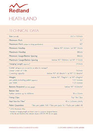 Redland Heathland Technical Product Datasheet