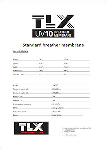 TLX UV10 Standard Breather Membrane