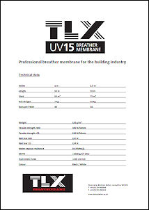 TLX UV25 Heavy Duty Breather Membrane